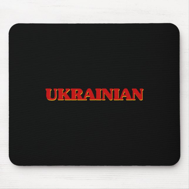 Ukrainian Dna Roots Aesthetic Nationality Pride He Mouse Pad (Front)