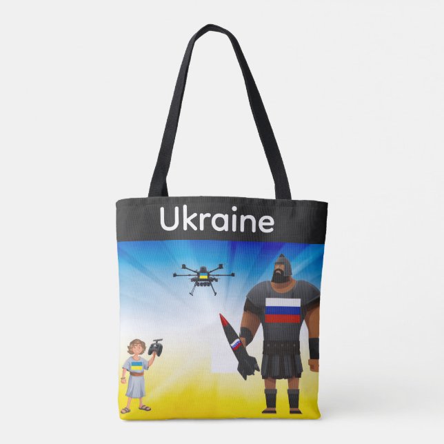 Ukrainian Drone Dominance  Tote Bag (Back)