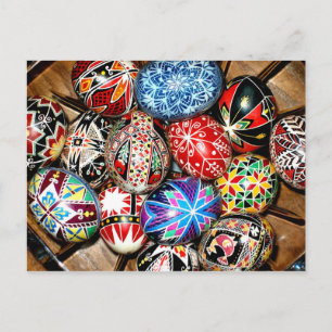 Ukrainian Easter Egg Postcard