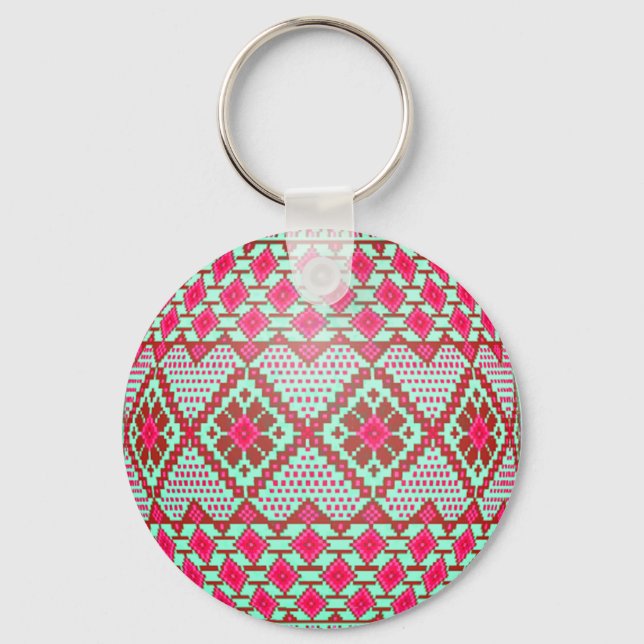  Ukrainian Easter Egg (Pysanka) Keychain (Front)