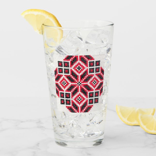 Ukrainian Embroidery Glass (Front Ice)