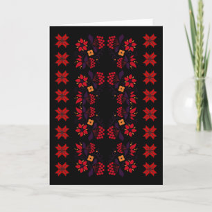 Ukrainian Embroidery Vyshyvanka Ethnic Card