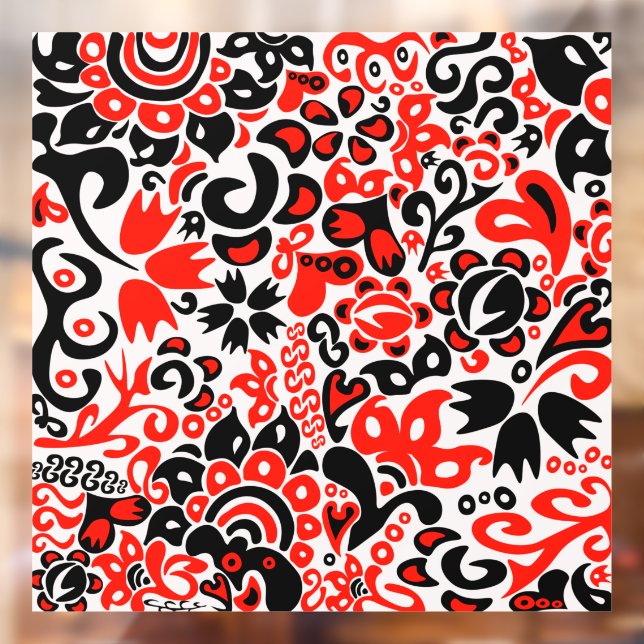 Ukrainian ethnic folk art floral pattern absrtact  (Sheet 2)