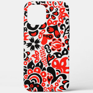 Ukrainian ethnic folk art floral pattern absrtact iPhone 12 pro max case
