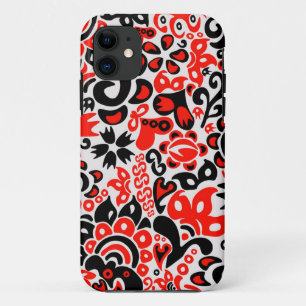 Ukrainian ethnic folk art floral pattern absrtact  Case-Mate iPhone case