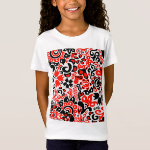 Ukrainian ethnic folk art floral pattern absrtact T-Shirt