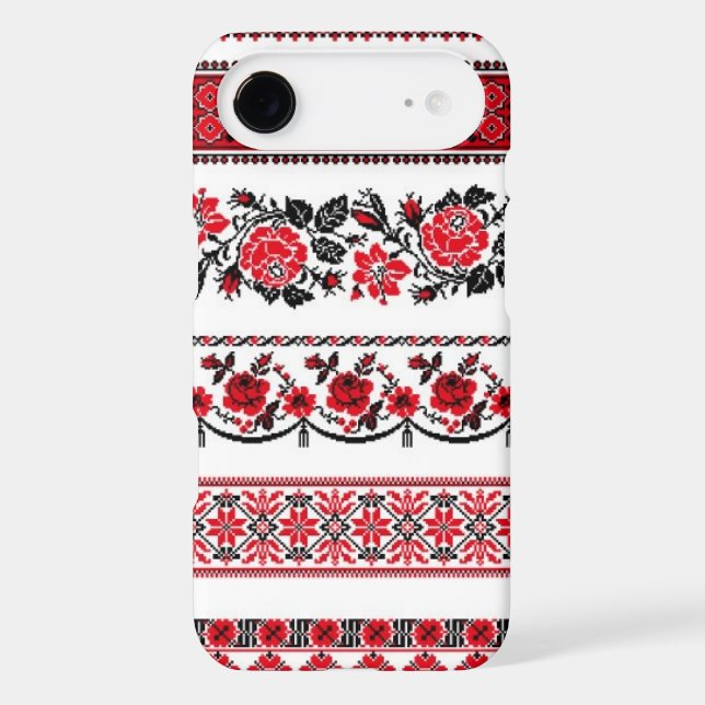 UKrainian ethnic pattern Case-Mate iPhone Case (Back)