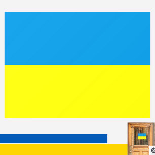 Ukrainian Flag Blue and Yellow