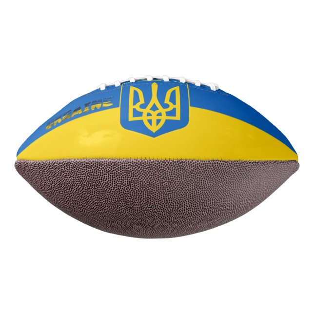 Ukrainian flag-coat of arms football (Rotated 270)
