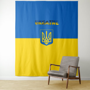 Ukrainian flag-Coat of arms Tapestry