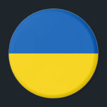 Ukrainian Flag Colours Magnet<br><div class="desc">Ukraine flag colours blue and yellow.</div>