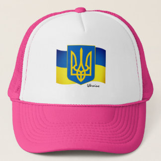 Ukrainian flag, Emblem & Ukraine fashion /sport Trucker Hat