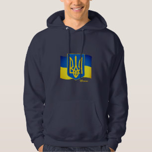 Ukrainian flag, Emblem & Ukraine fashion / sports Hoodie