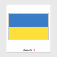 Ukrainian flag. I support Ukraine.