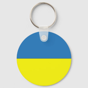 Ukrainian Flag Key Ring