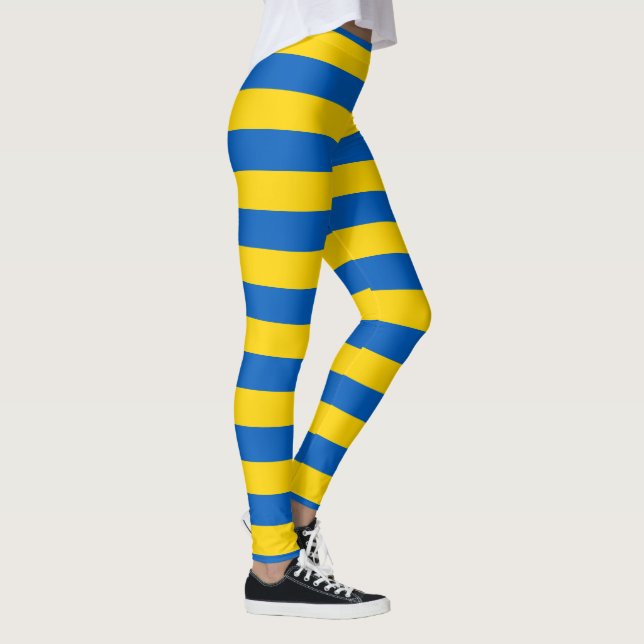 Ukrainian flag leggings (Right)