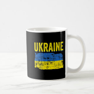 Ukrainian Flag Map Love Support Ukrainians Ukraine Coffee Mug