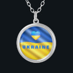 Ukrainian Flag Necklace Support Ukraine Freedom<br><div class="desc">Support Ukraine Necklaces - I Stand With Ukraine - Peace - Ukrainian Flag - Freedom Support - Strong Together - Freedom Victory ! You can transfer to more than 1000 Zazzle products ! We Stand With Ukraine !</div>