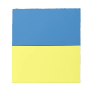 Ukrainian Flag Notepad