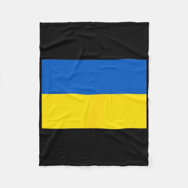 Ukrainian Flag Of Ukraine 1  Fleece Blanket (Front)