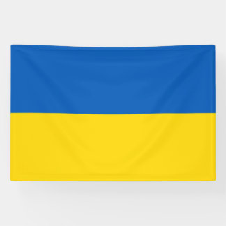 Ukrainian flag. Outdoor Banner