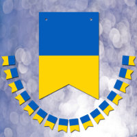 Ukrainian Flag & Party Ukraine Banners / Weddings