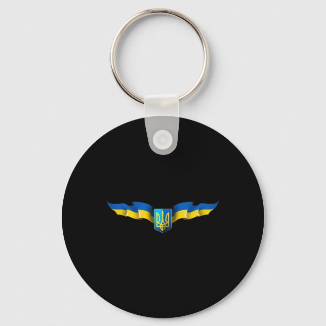 Ukrainian Flag Pride Ukraine  Key Ring (Front)
