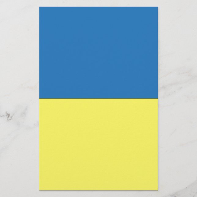 Ukrainian Flag Stationery (Front)