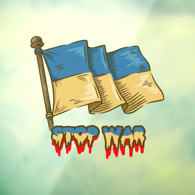 Ukrainian Flag: Stop War  (Sheet 3)