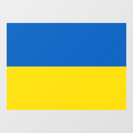 Ukrainian flag. Supporting Ukraine