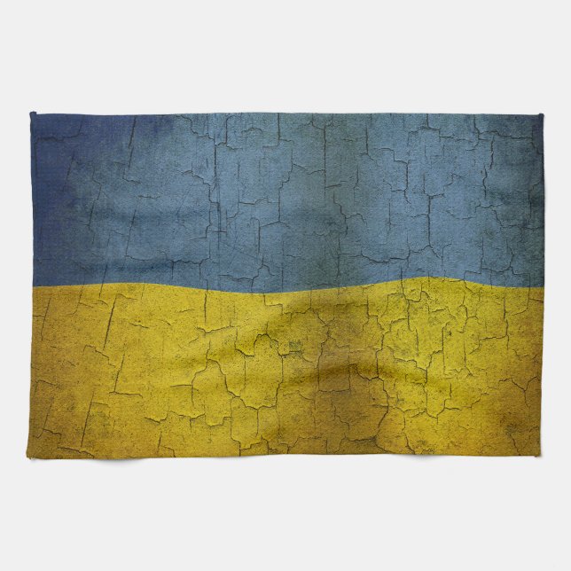 Ukrainian flag tea towel (Horizontal)