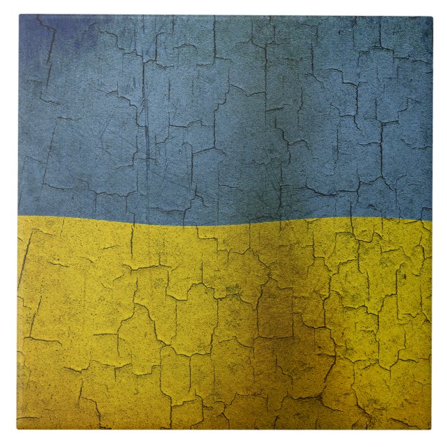 Ukrainian flag tile (Front)