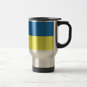 Ukrainian Flag Travel Mug