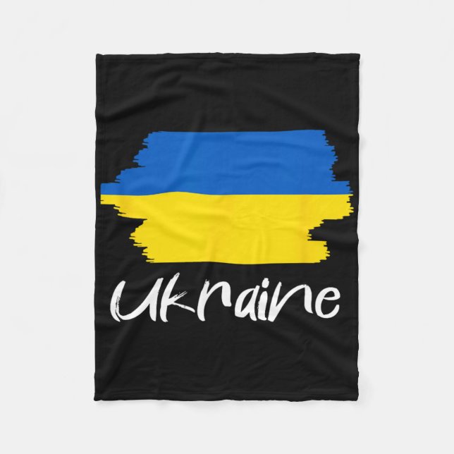 Ukrainian Flag Ukraine 2  Fleece Blanket (Front)