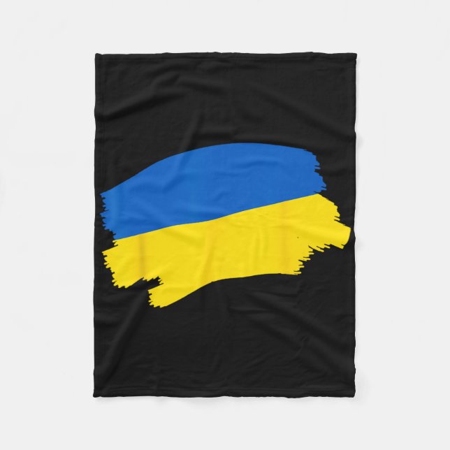 Ukrainian Flag Ukraine 5  Fleece Blanket (Front)
