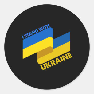 Ukrainian Flag Ukraine 6 Classic Round Sticker