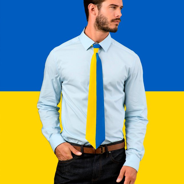 Ukrainian Flag & Ukraine business, patriot /sports Tie (Creator Uploaded)