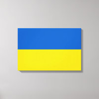Ukrainian Flag (Ukraine) Canvas Print