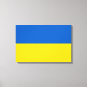 Ukrainian Flag (Ukraine) Canvas Print