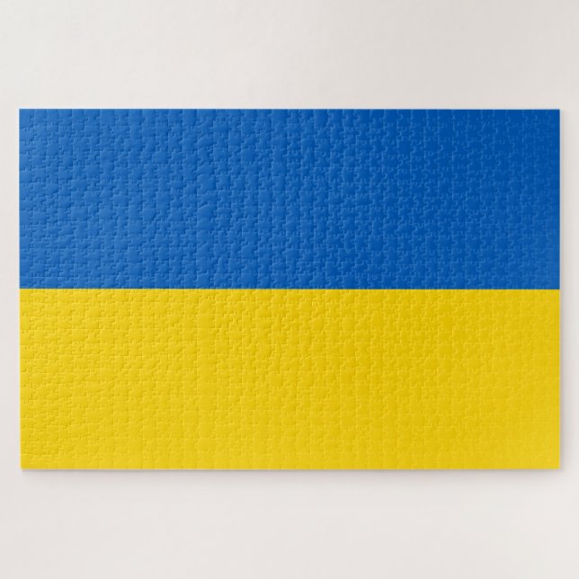 Ukrainian Flag (Ukraine) Jigsaw Puzzle (Horizontal)