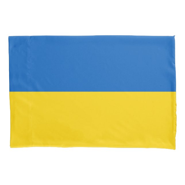 Ukrainian Flag (Ukraine) Pillow Case (Front-Left)