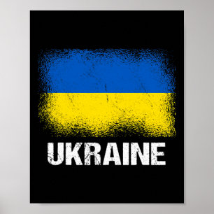 Ukrainian Flag Ukraine  Poster