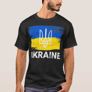 Ukrainian Flag Ukraine Symbol I Stand With Ukraine T-Shirt