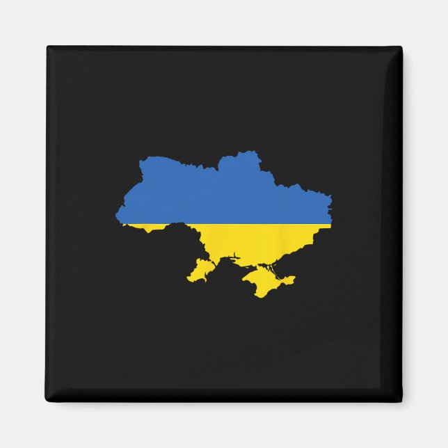 Ukrainian Flag Vintage Heritage 3  Magnet (Front)