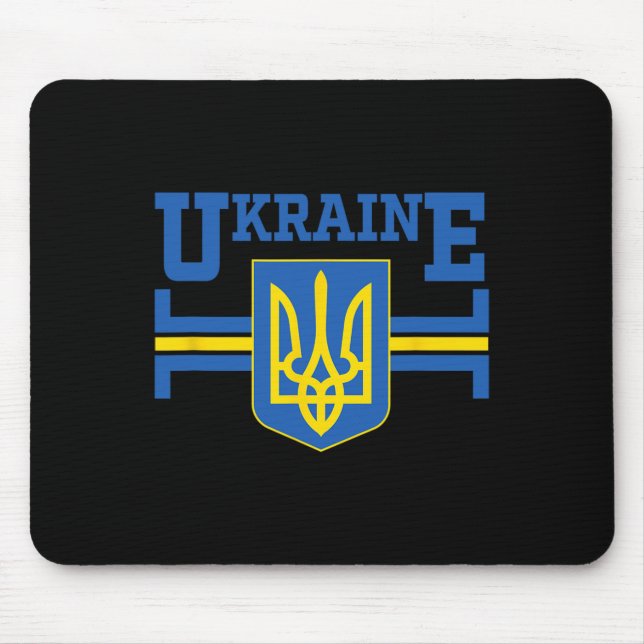 Ukrainian Flag Vintage Heritage 5  Mouse Pad (Front)