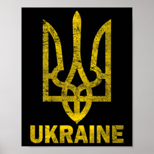 Ukrainian Flag Vintage Ukraine Flag 1 Poster