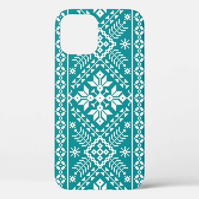 Ukrainian Folk Ethnic Seamless Ornament Case-Mate iPhone Case (Back)