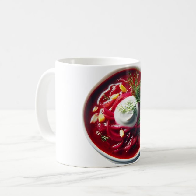 Ukrainian Food Coffee Mug (Front Left)