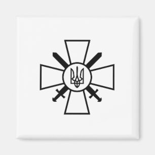 Ukrainian Forces Symbol President Zelensky Shirt Magnet
