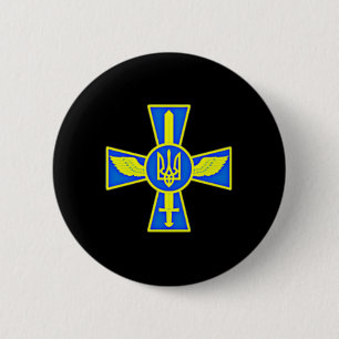 Ukrainian Ground Forces Emblem Ukraine Army Armed 6 Cm Round Badge